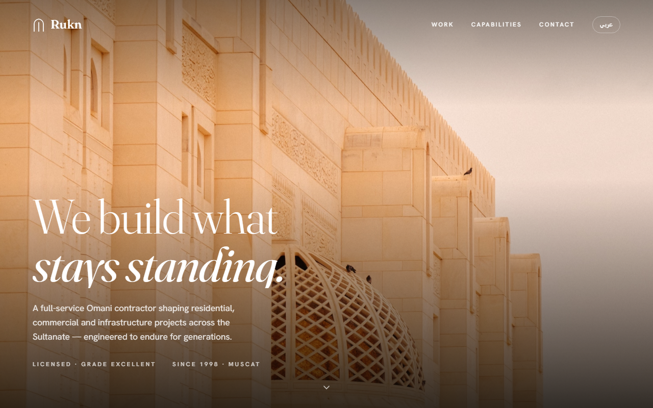 Editorial — Premium Construction Website